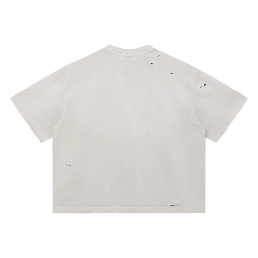 Vintage Washed Distressed Boxy Oversized T-Shirt