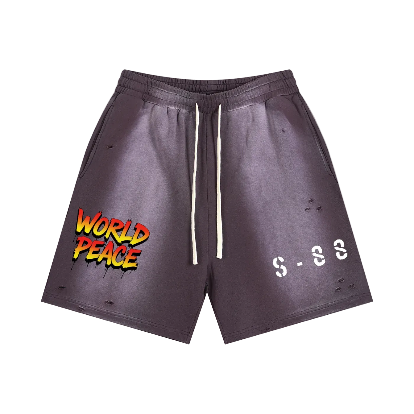 “S-88” Distressed Shorts