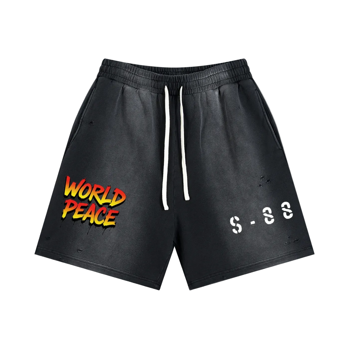 “S-88” Distressed Shorts