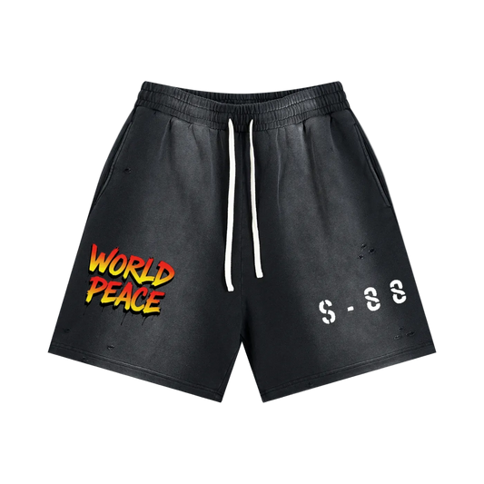 “S-88” Distressed Shorts